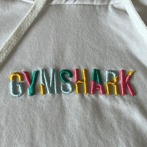 Gymshark | Tops | Gymshark Sundae Graphic Oversized Hoodie White | Poshmark